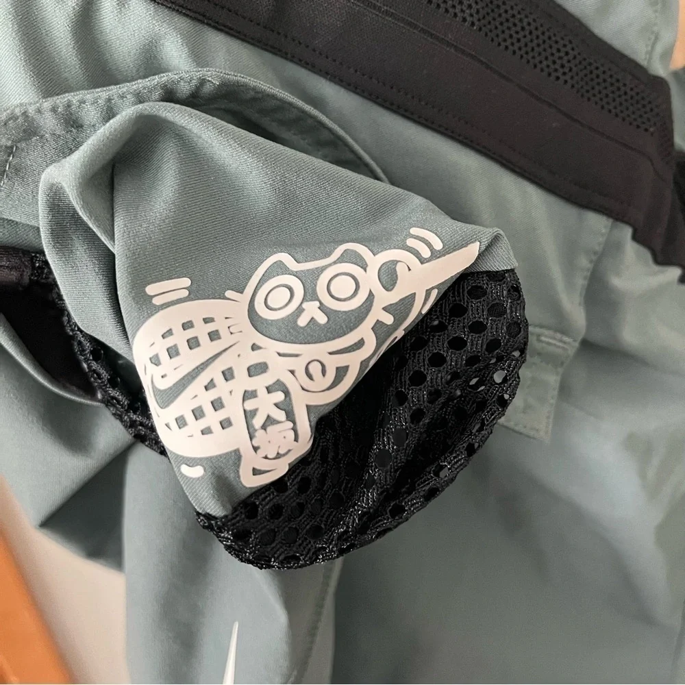 NIKE x Naomi Osaka sz L Utility Tennis Shorts Hasta Blue DH5197 Paper Bag  Waist - Picture 12 of 12